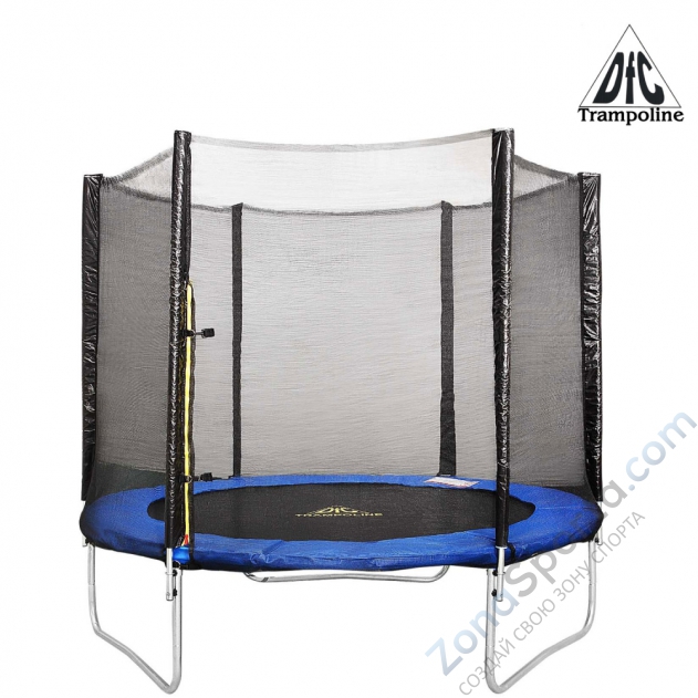 Батут DFC Trampoline Fitness с сеткой 12FT-TR-E