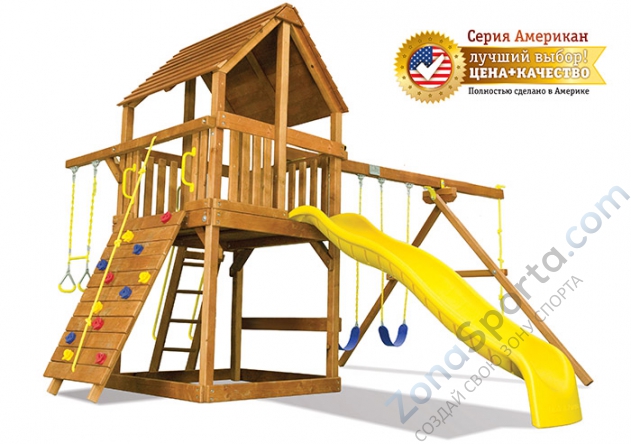 Детская игровая площадка Rainbow Play Systems Американ Клубхаус II (American Clubhouse Package II WR )