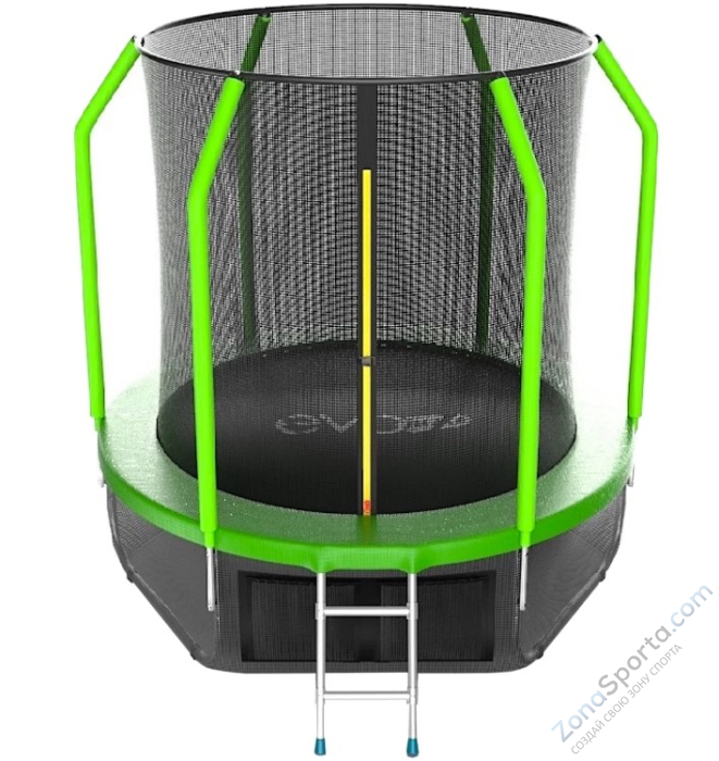 Батут Evo Jump Cosmo 6ft (Green) с нижней сетью