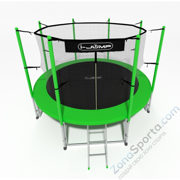 Батут i-Jump Classic Light 12ft green