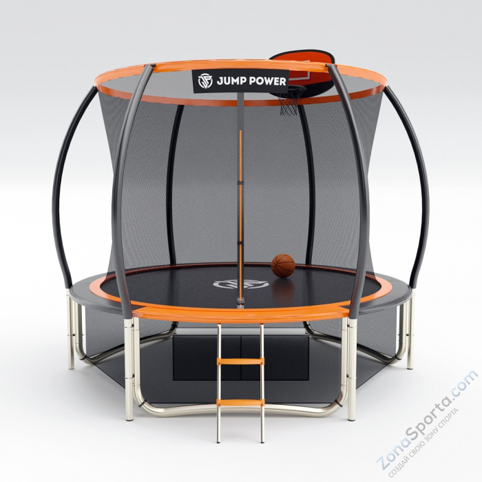 Батут Jump Power 10 ft Pro Inside Basket Orange