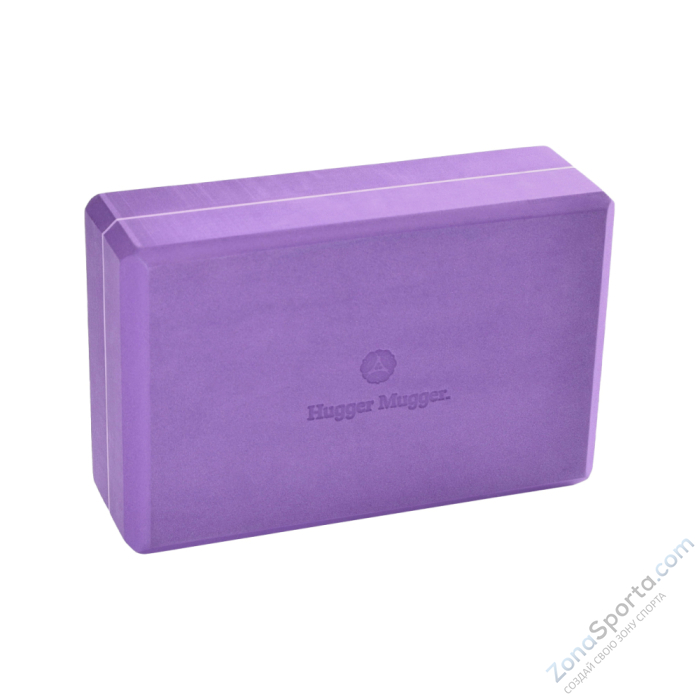 Блок для йоги Hugger Mugger 3 in. Foam Yoga Block фиолетовый