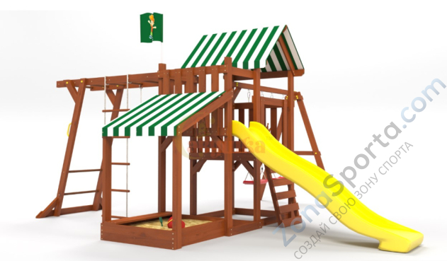 Детская площадка Савушка TooSun (Тусун) 4 Plus с песочницей