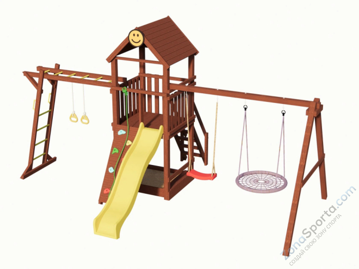 Детская деревянная площадка Smile Big Grab