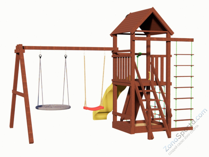 Детская деревянная площадка Smile Big Net