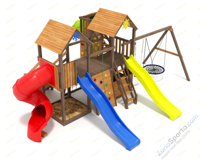 Детская площадка IgraGrad Комбо с трубой 2,1м