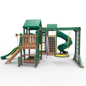 Детская площадка Пикник Форест Стэйдж К с винтовой трубой