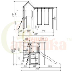 Детская площадка Савушка TooSun (Тусун) 7