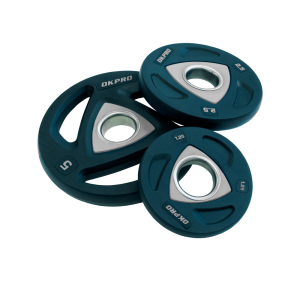 Диск олимпийский полиуретановый 2,5 кг OKPRO OK2037А-250-G