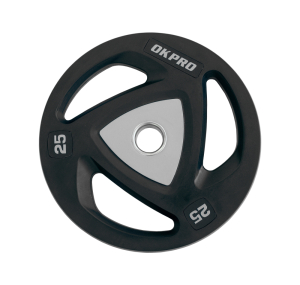 Диск олимпийский полиуретановый 25 кг OKPRO OK2037A-2500-G