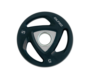 Диск олимпийский полиуретановый 5 кг OKPRO OK2037A-500-G