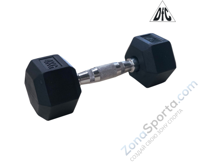 Гантели гексагональные 2 шт. по 4 кг DFC DB001-4
