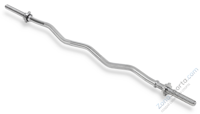 Гриф 25 мм. W-образный 1,2 м. до 120 кг. VictoryFit VF-S2512W120