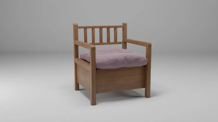 Кресло деревянное мягкое Savushka Type-F