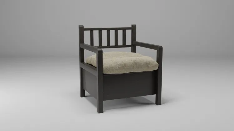 Кресло деревянное мягкое Savushka Type-F