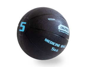 Мяч медицинский 5 кг обрезиненный OKPRO
