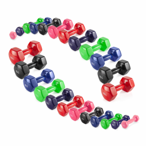 Набор гантелей винил (пары) от 0,5-10 кг VictoryFit VF-SET114