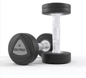 Набор полиуретановых гантелей от 32 до 40 кг (шаг 2 кг) OKPRO OK1032B-32-40-G