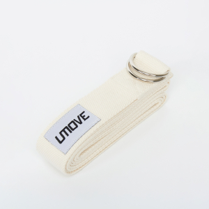 Ремень для йоги Umove Yoga Stretching Strap 240 см, молочный