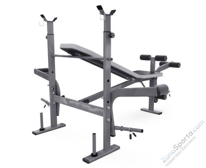 Скамья со стойками под штангу широкий хват DFC D702 PRO