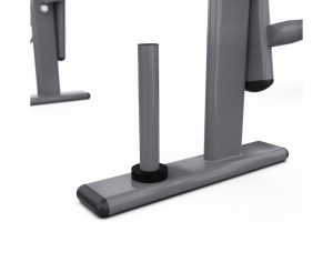 Скамья со стойками под штангу широкий хват, с партой для бицепса DFC D702 PRO