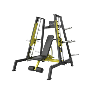 Смит-машина со сведением на свободных весах (черный с красным) Protrain PP283