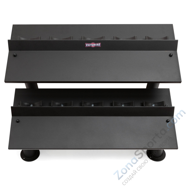 Стойка для гантелей горизонтальная на 5 пар VictoryFit VF-T400