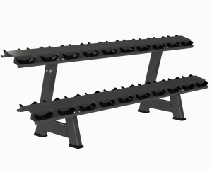 Стойка для гантелей двухъярусная Original FitTools FT-HDR-20