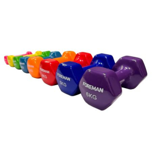 Виниловые гантели для аэробики 6 кг, пара Foreman IVD-KG