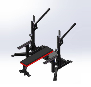 Жимовая скамья домкратная для пауэрлифтинга AeroFIT P1410F