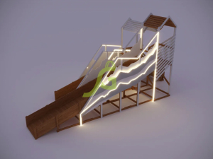 Зимняя горка IgraGrad Snow Fox скат 8 и 5 м мод.2