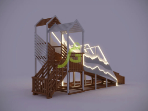 Зимняя горка IgraGrad Snow Fox скат 8 и 5 м мод.2